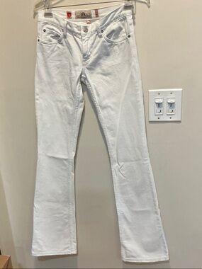 JUICY COUTURE Y2K WHITE DENIM. JEANS